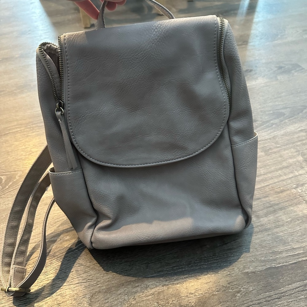 Elegant Gray Women's Backpack